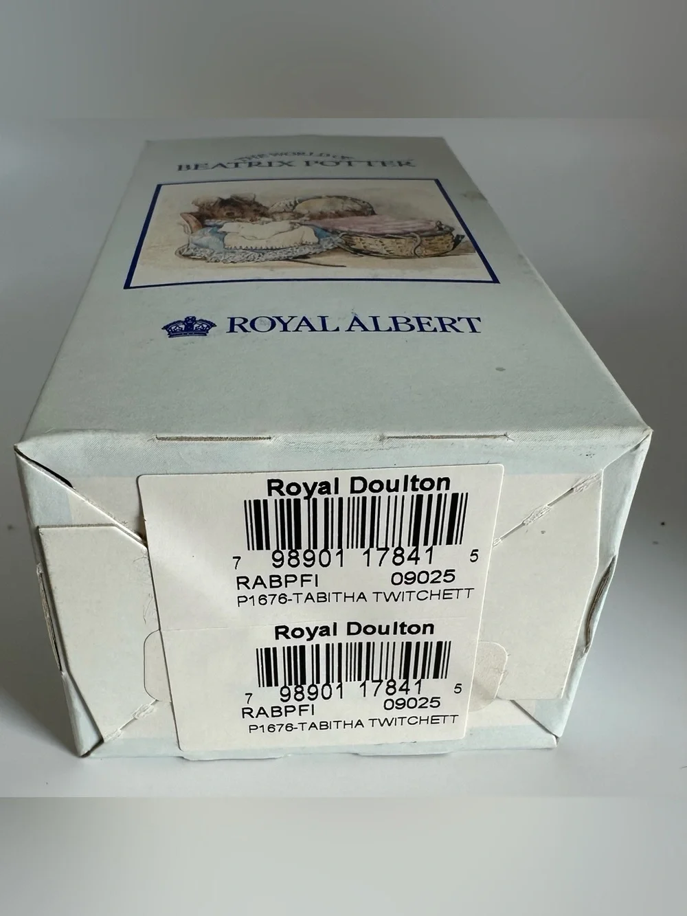 Royal Albert Beatrix Potter “Tabitha Twitchett”, In Box